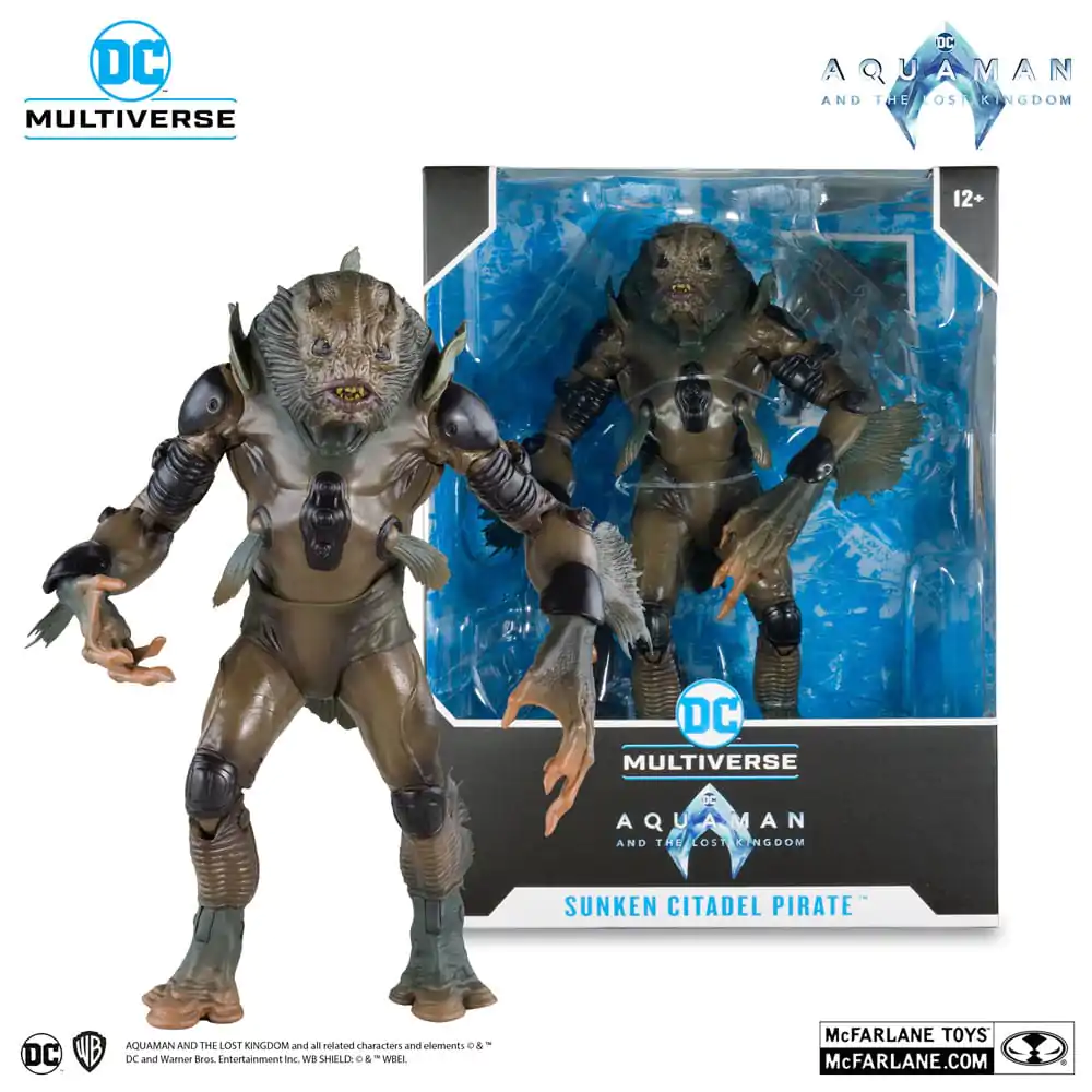 Aquaman and the Lost Kingdom DC Multiverse Megafig akcijska figura Potopljena Citadela Pirate 30 cm fotografija proizvoda