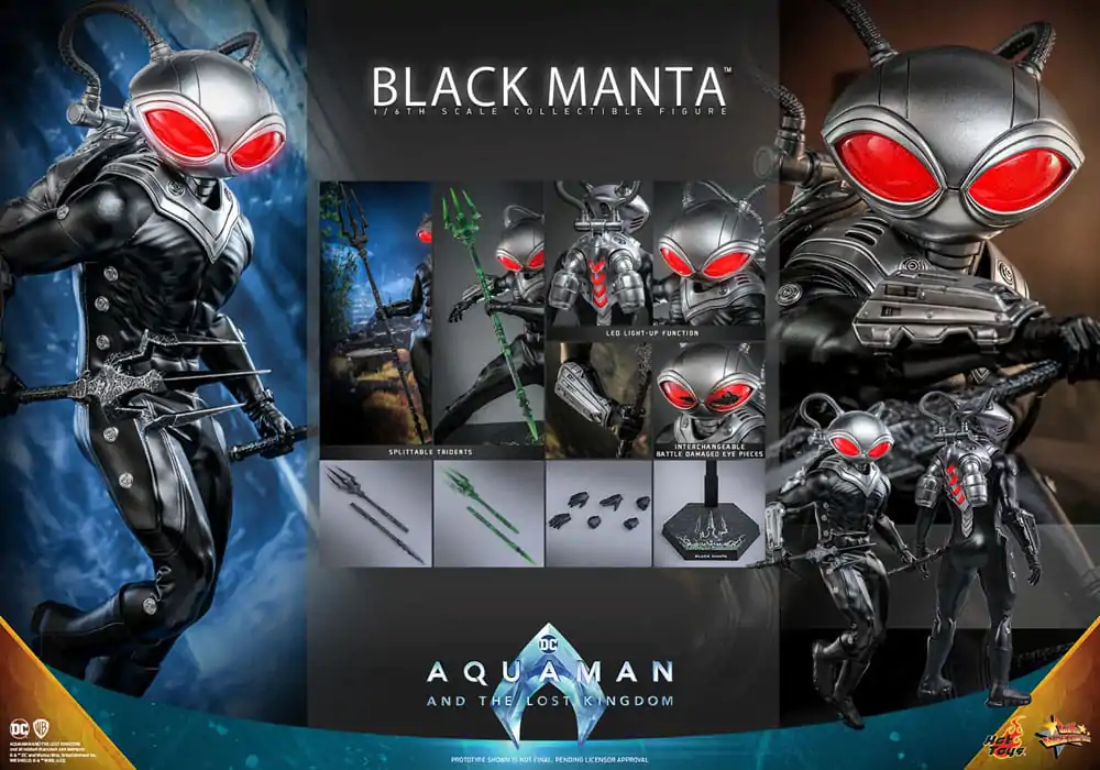 Aquaman and the Lost Kingdom Movie Masterpiece akcijska figura 1/6 Black Manta 34 cm fotografija proizvoda