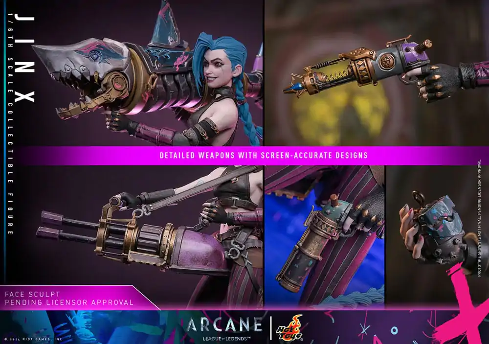 Arcane akcijska figura 1/6 Jinx 27 cm fotografija proizvoda