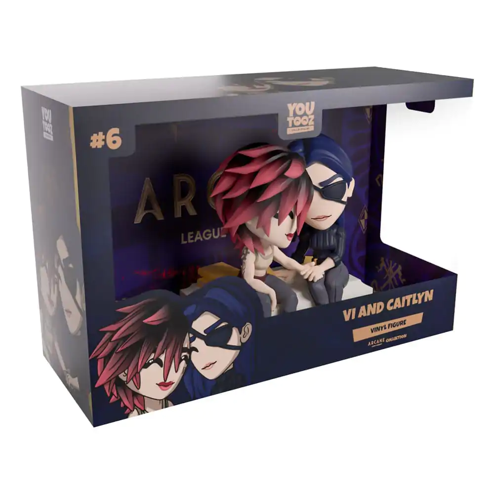 Arcane Vinyl Figure set od 2 Vi & Caitlyn 11 cm fotografija proizvoda