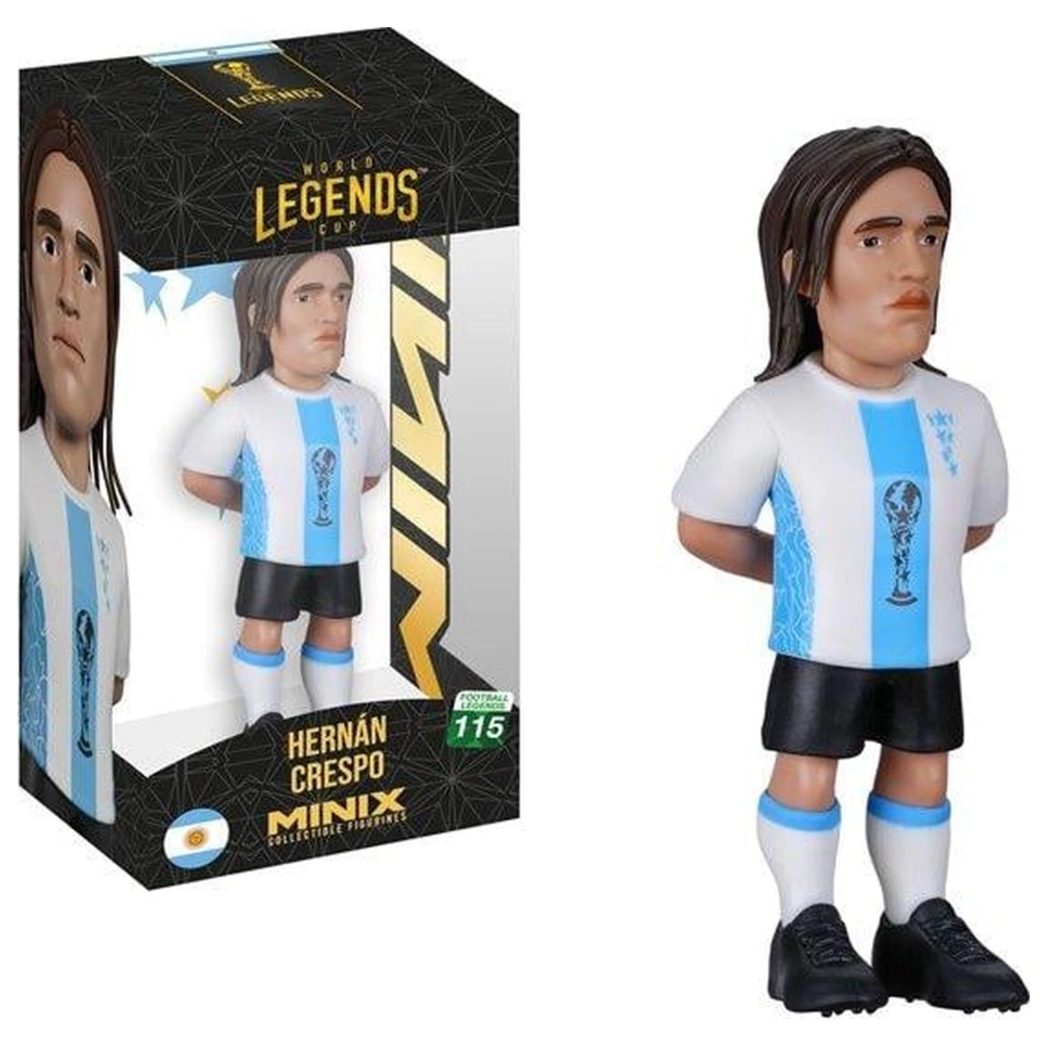 ARGENTINA Crespo Figura Minix World Legends Cup 12cm fotografija proizvoda
