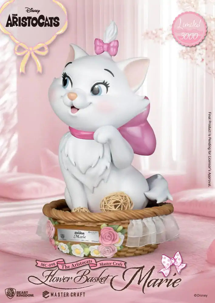 Aristocats Master Craft Kip Košara s cvijećem Marie 32 cm fotografija proizvoda