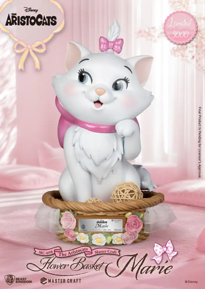 Aristocats Master Craft Kip Košara s cvijećem Marie 32 cm fotografija proizvoda