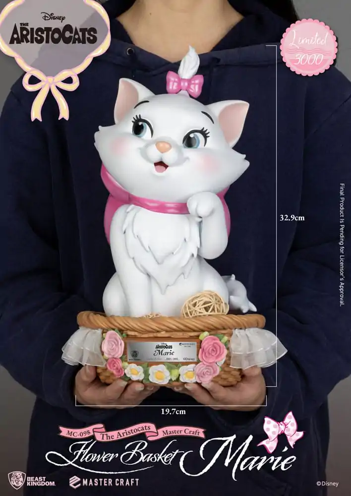 Aristocats Master Craft Kip Košara s cvijećem Marie 32 cm fotografija proizvoda