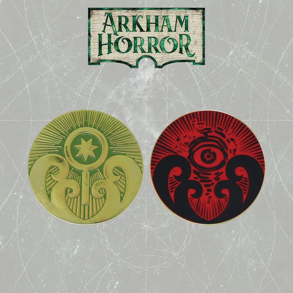 Arkham Horror kolekcionarski novčić tragovi & Doom Limited Edition fotografija proizvoda