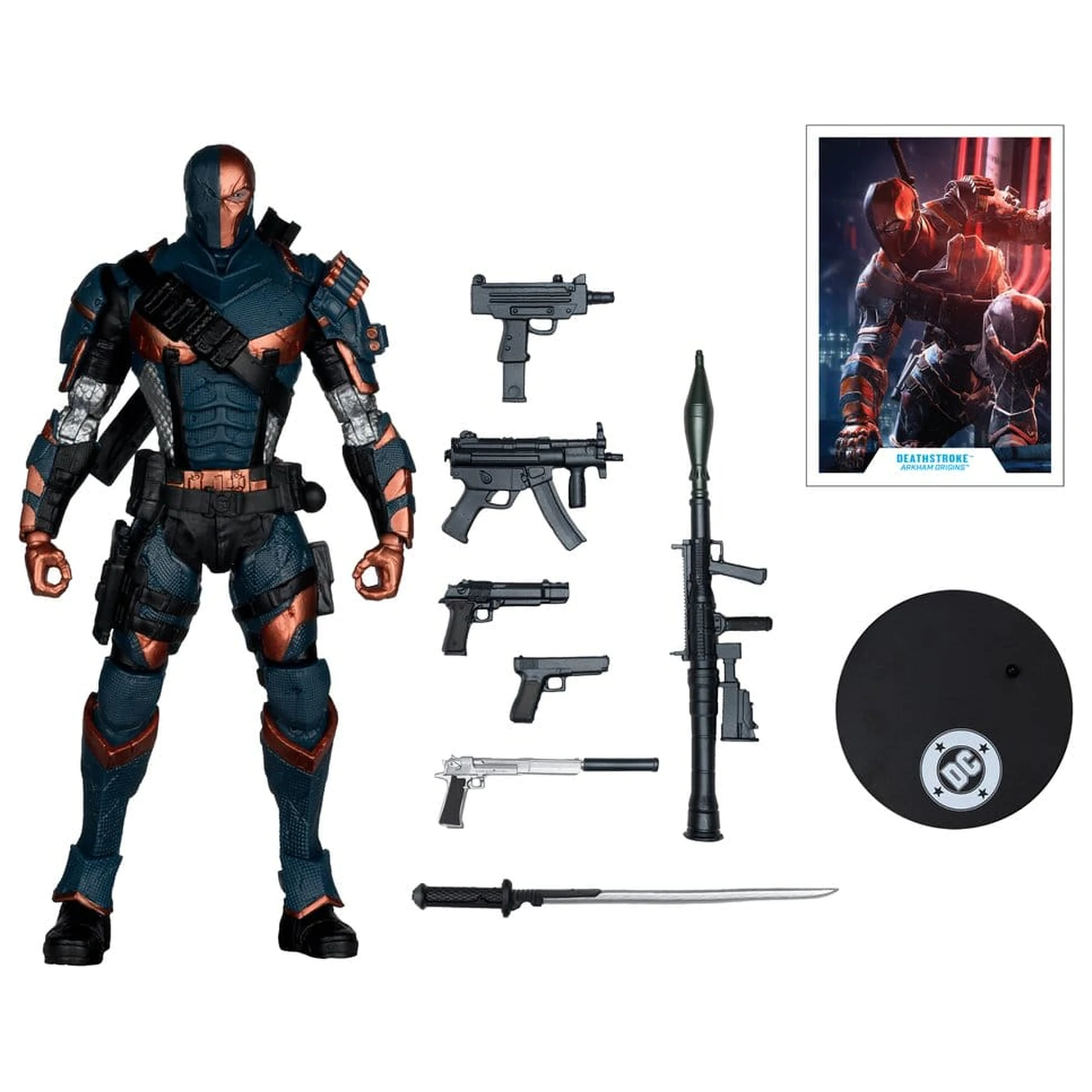 Arkham Origins DC Multiverse figura Deathstroke 19 cm fotografija proizvoda