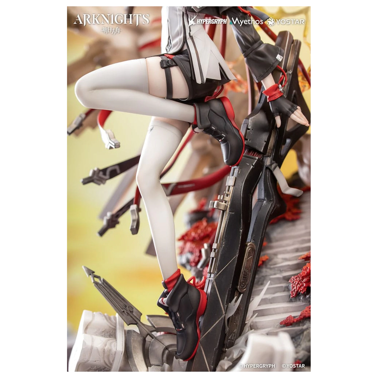 Arknights PVC kip 1/7 Exusiai the New Covenant: Elite 2 Ver. 36 cm fotografija proizvoda