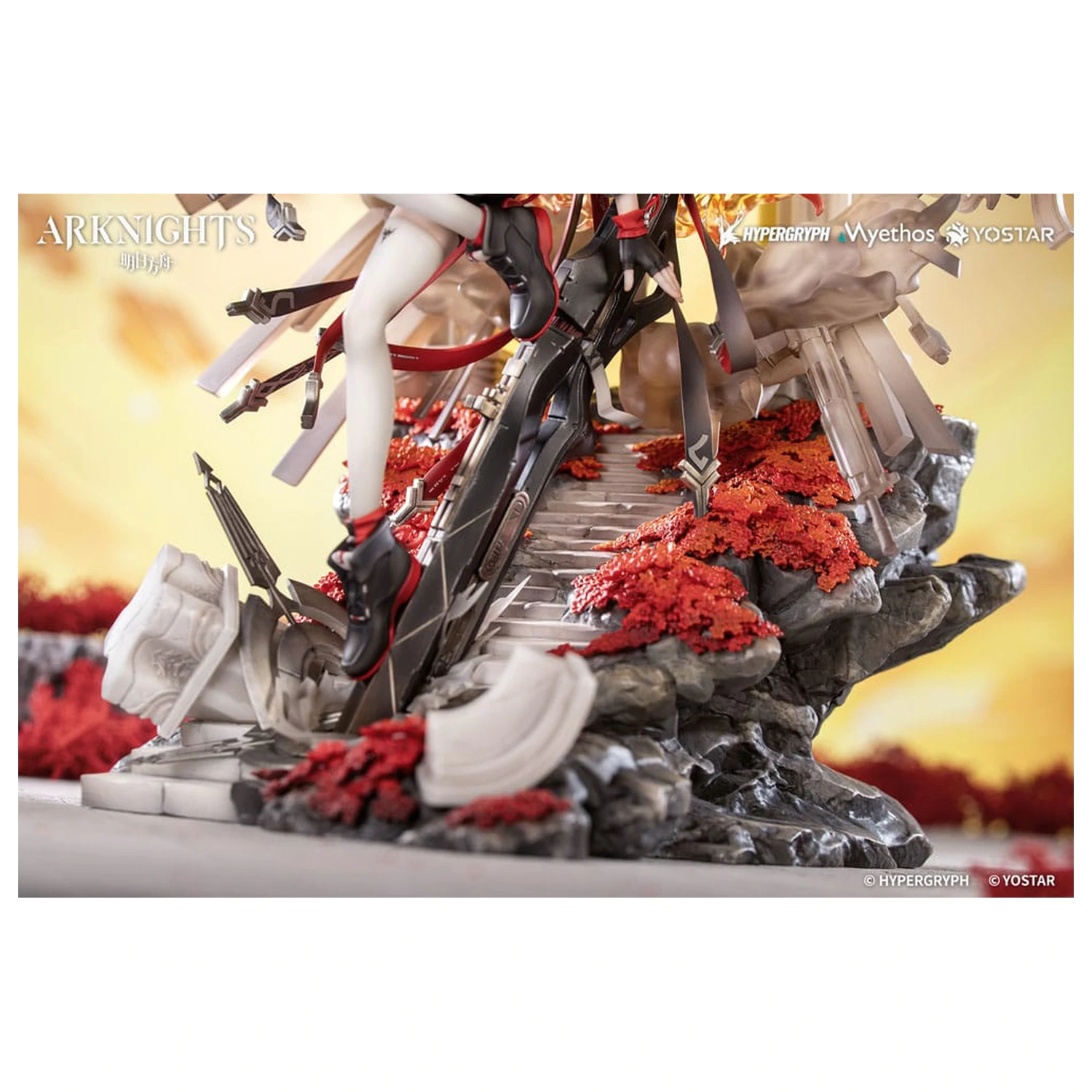 Arknights PVC kip 1/7 Exusiai the New Covenant: Elite 2 Ver. 36 cm fotografija proizvoda