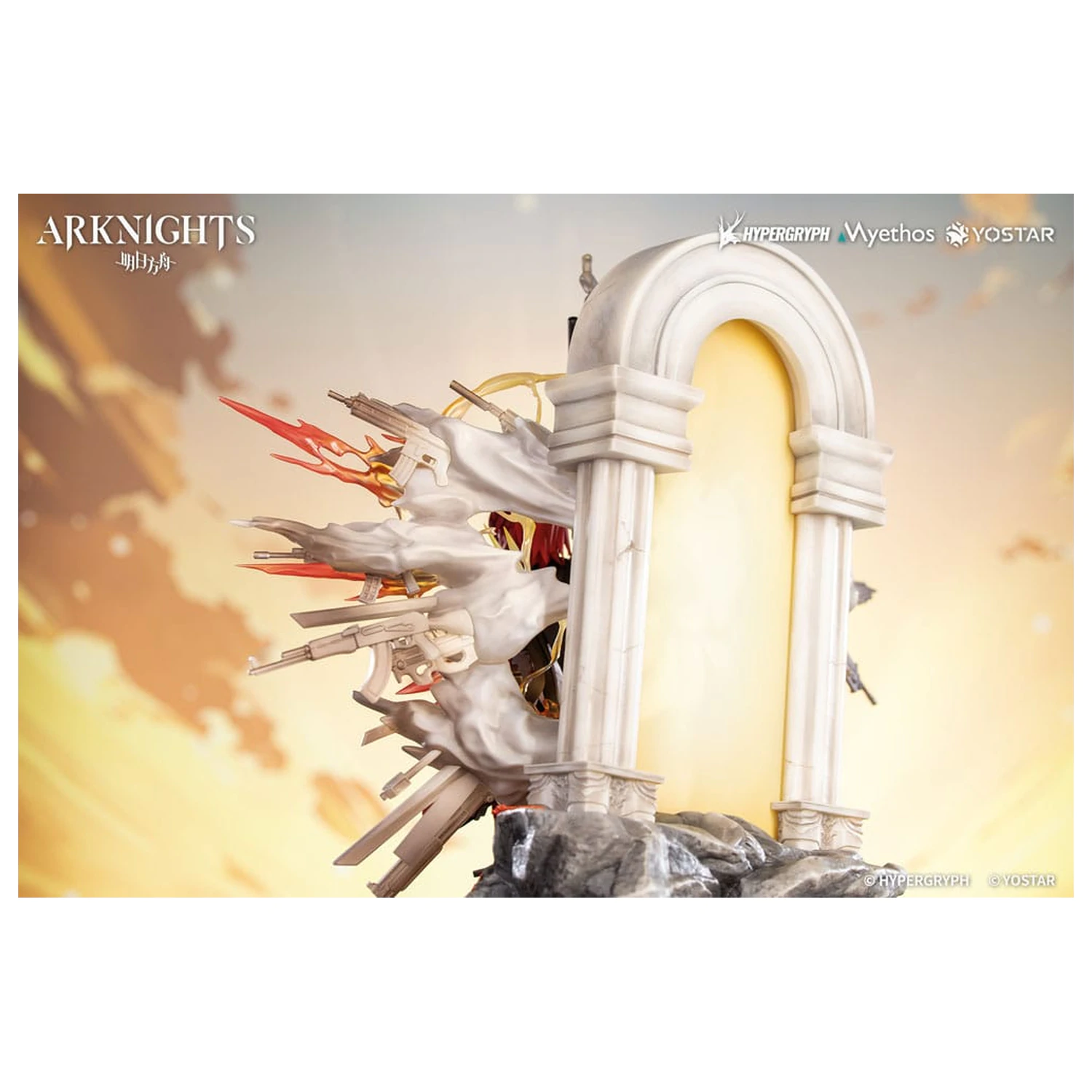 Arknights PVC kip 1/7 Exusiai the New Covenant: Elite 2 Ver. 36 cm fotografija proizvoda