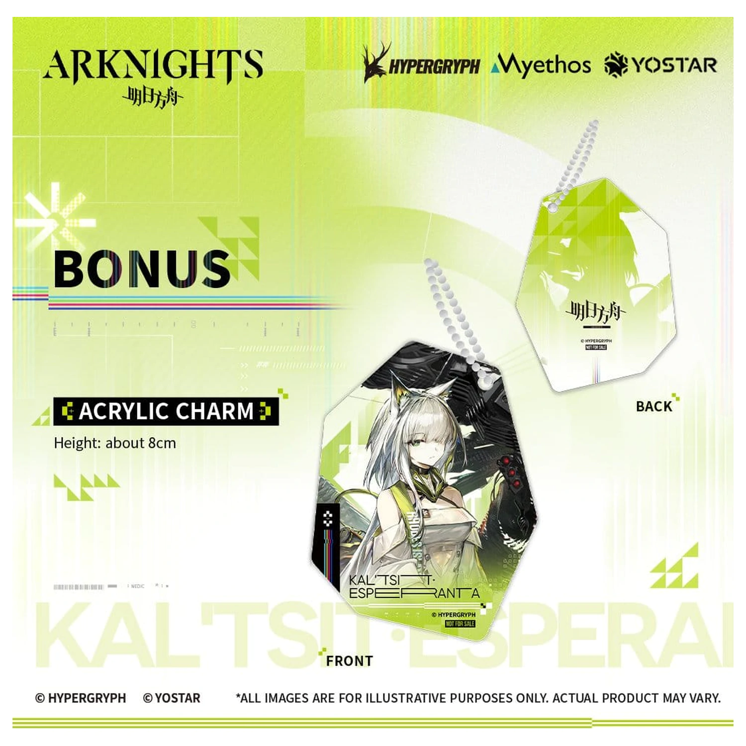 Arknights PVC figura 1/7 Kal'tsit Esperanta 42 cm fotografija proizvoda