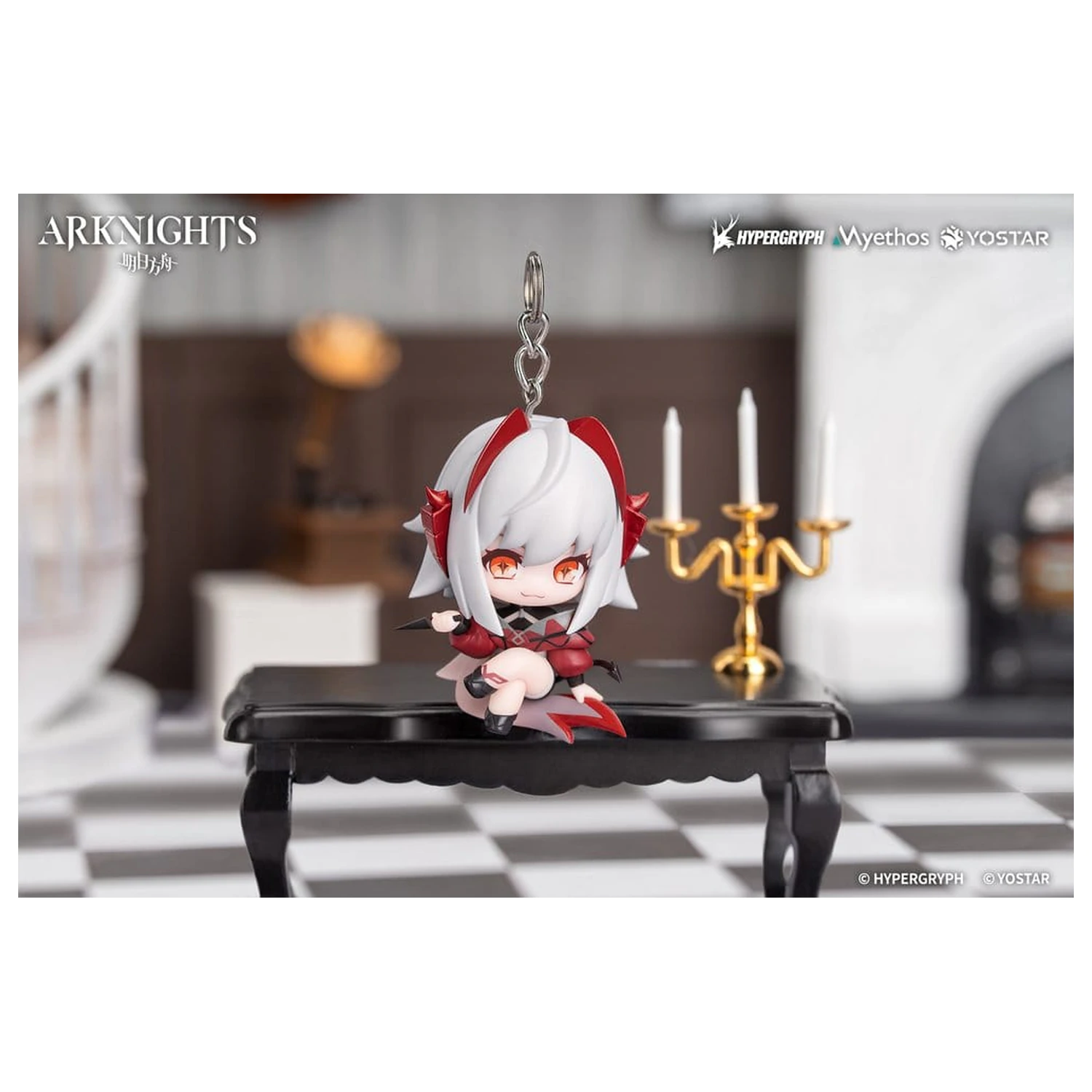 Arknights Hang On PVC Mini figura Wiš'adel 5 cm fotografija proizvoda