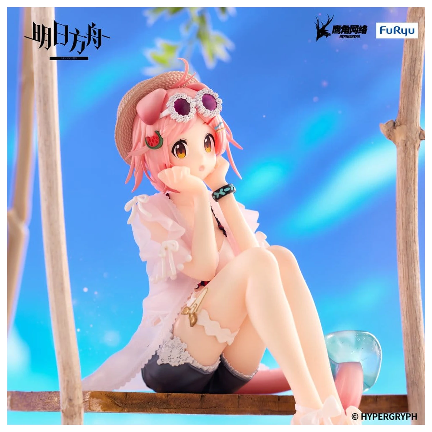 Arknights Čep za noodle PVC Kip Goldenglow Summer Flowers FA394 Ver. 10 cm fotografija proizvoda