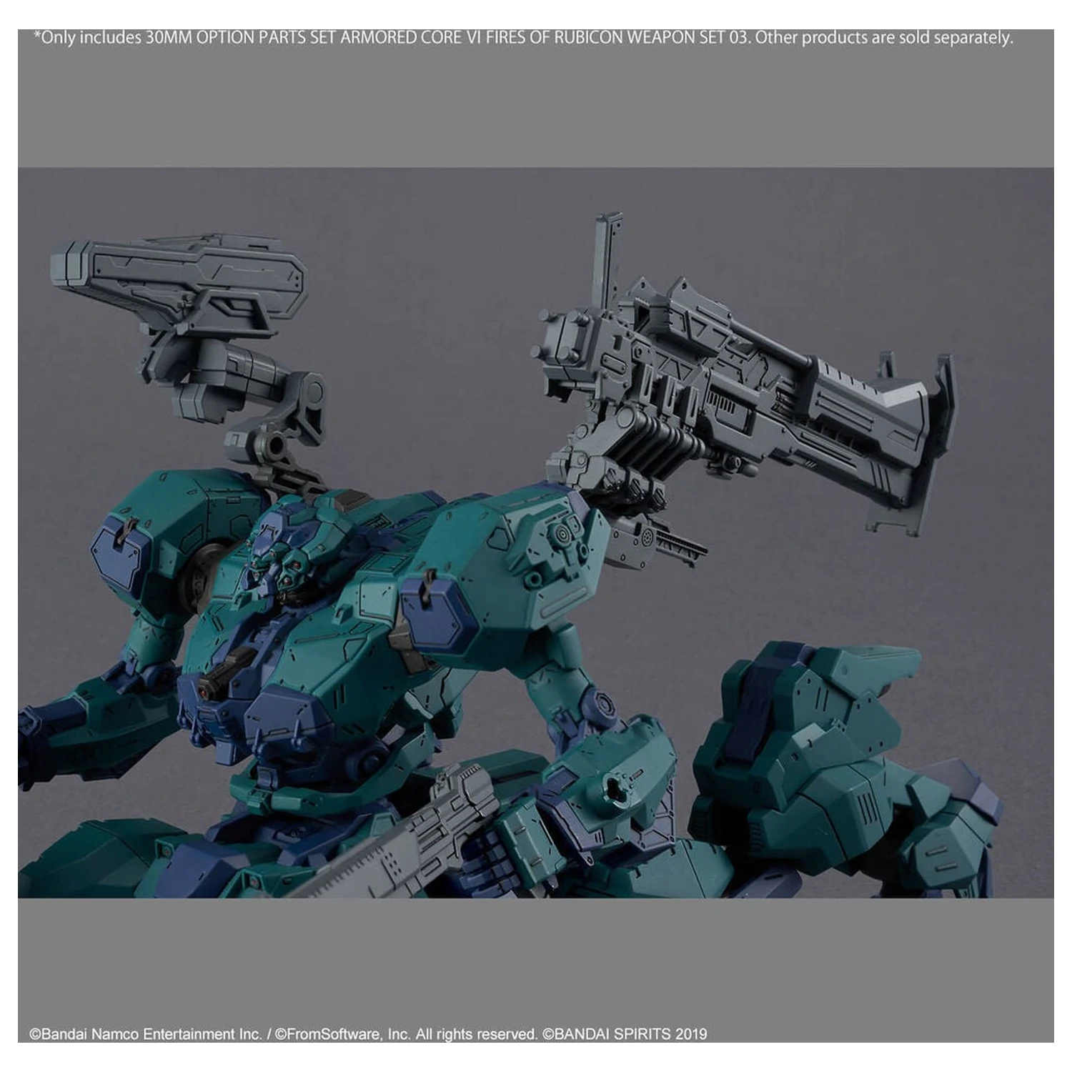 Armored Core VI Fires of Rubicon Weapon 03 Option Parts Set Model Kit 30MM fotografija proizvoda