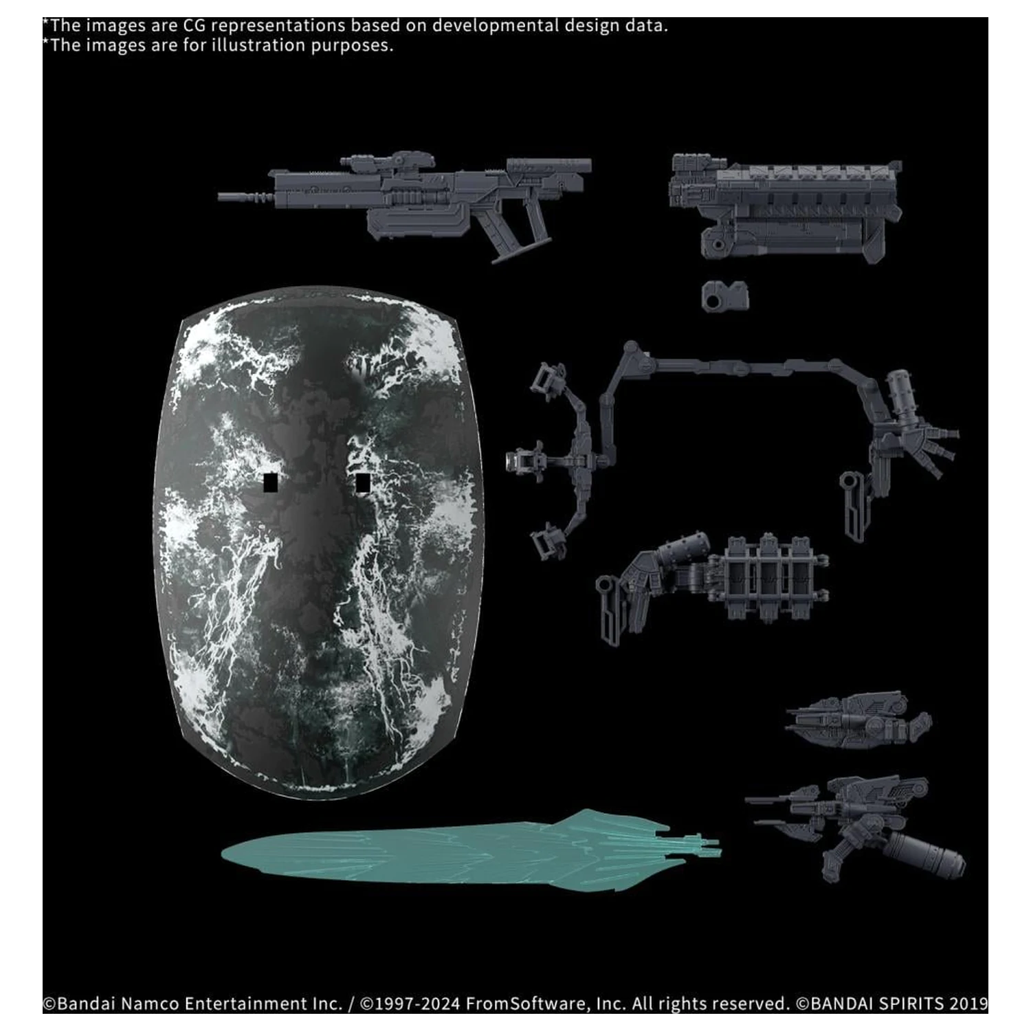 Armored Core VI Weapon Set 05 dodatak za komplet modela fotografija proizvoda