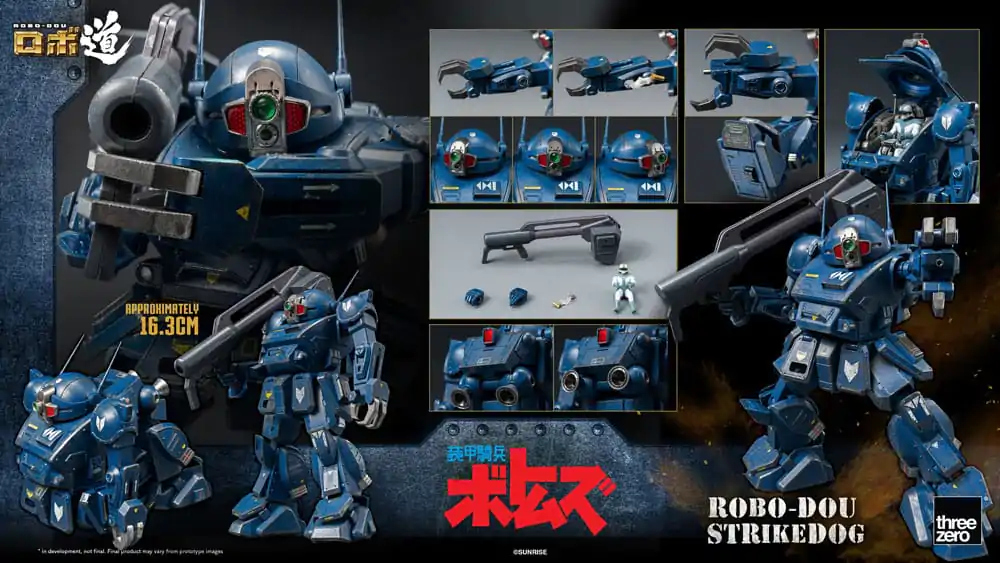 Armored Trooper Votoms Robo-Dou akcijska figura Strikedog 16 cm fotografija proizvoda