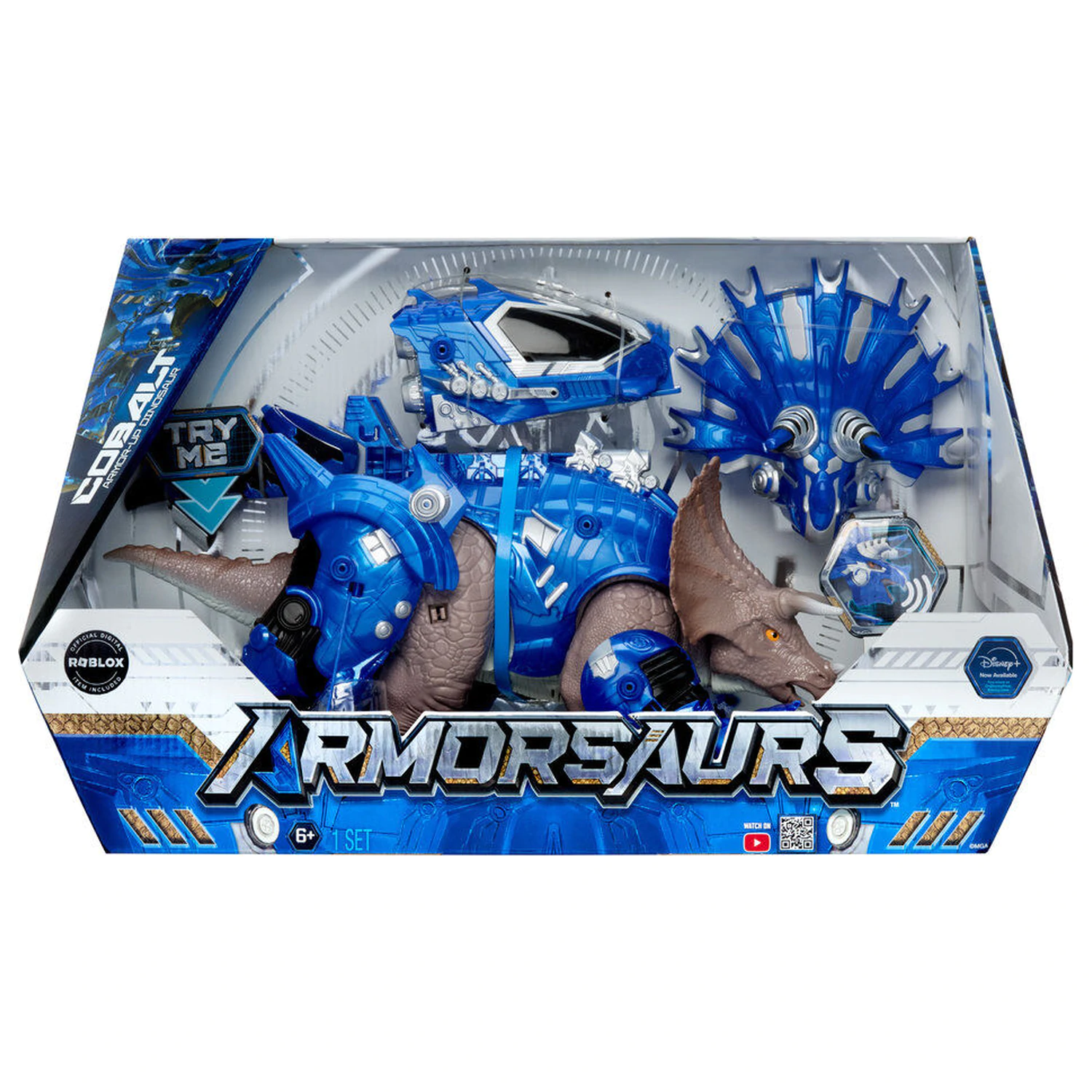 Armorsaurs Dinosaur Triceratops Cobalt figura fotografija proizvoda
