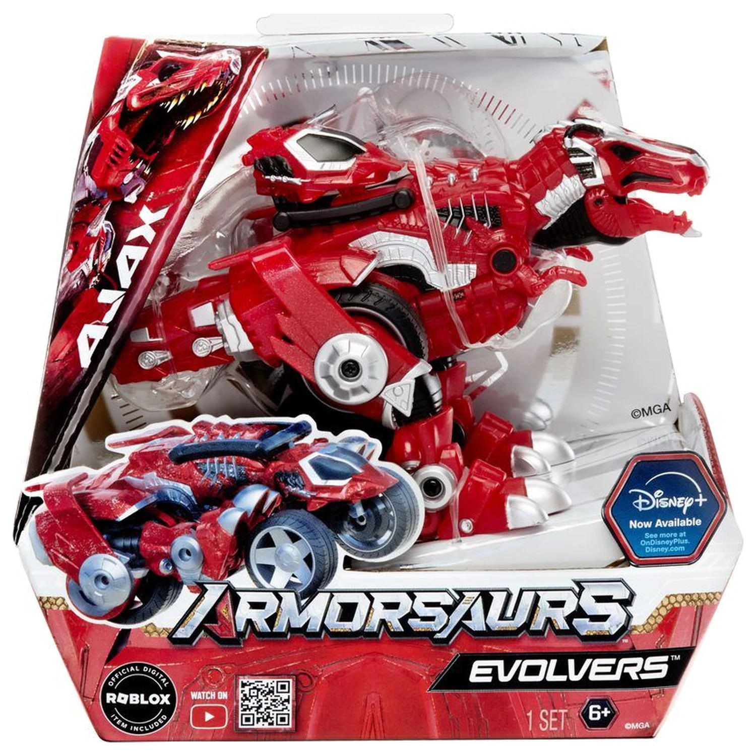 Armorsaurs Evolver T-Rex Ajax figura fotografija proizvoda