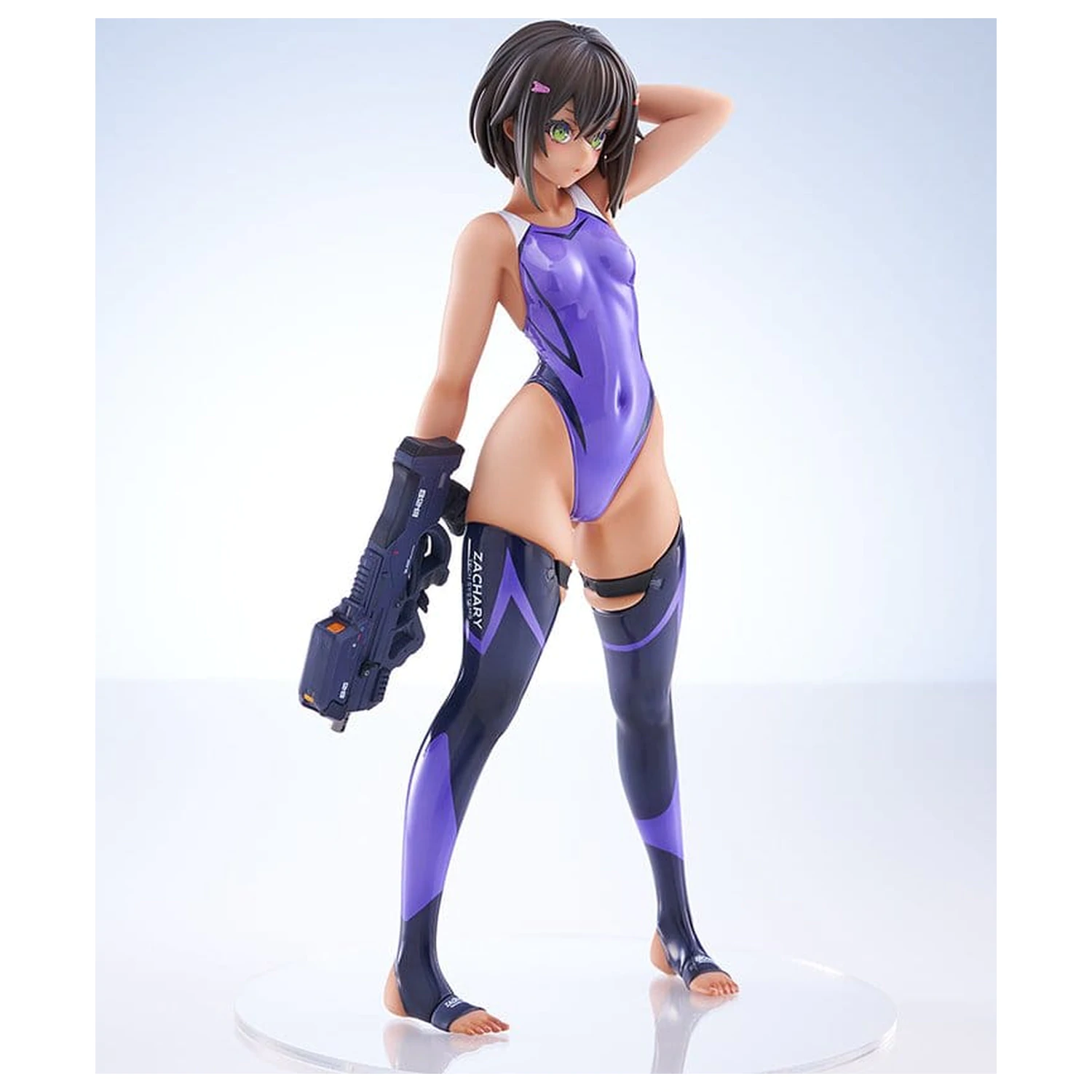 Arms Note PVC figura 1/7 Buchou-chan of the Swimming Club Purple Swimsuit Ver. 22 cm fotografija proizvoda