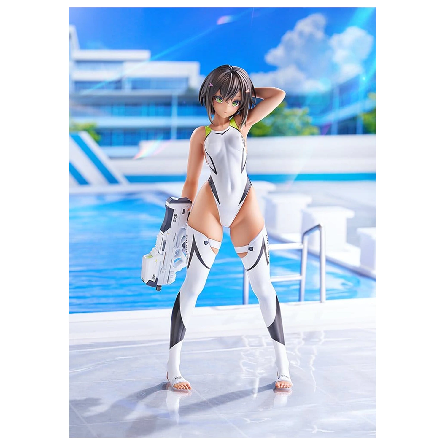 Arms Note PVC figura 1/7 Buchou-chan of the Swimming Club White Swimsuit Ver. 22 cm fotografija proizvoda