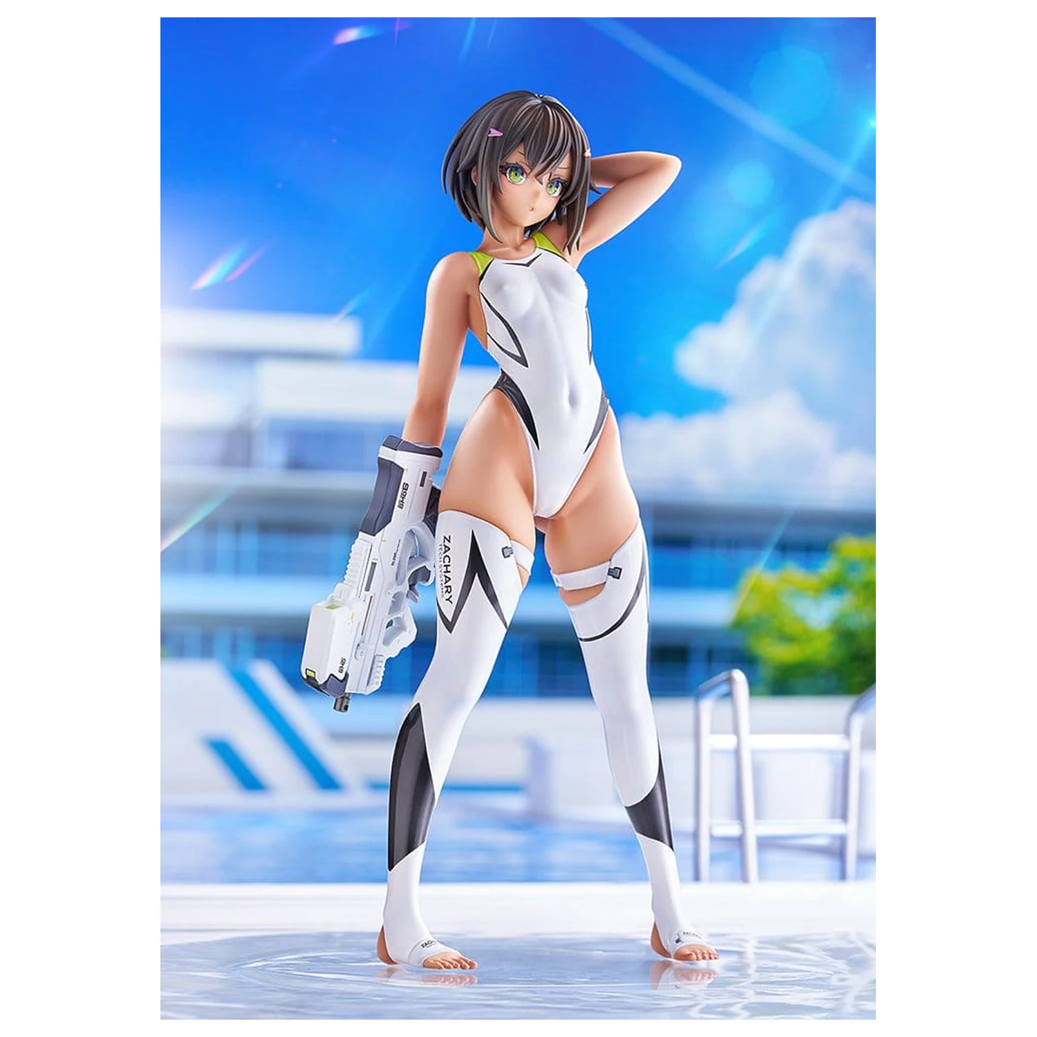 Arms Note PVC figura 1/7 Buchou-chan of the Swimming Club White Swimsuit Ver. 22 cm fotografija proizvoda