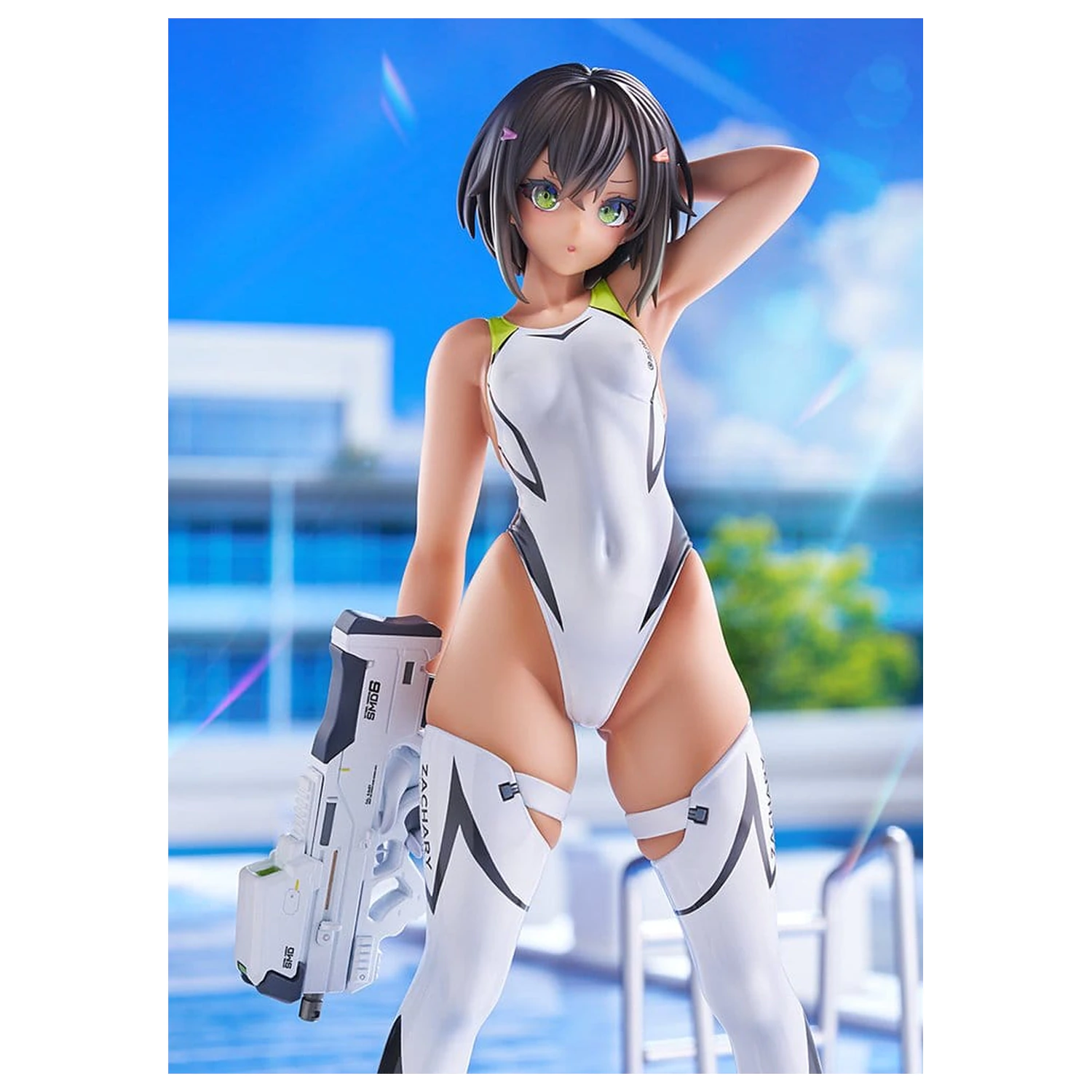 Arms Note PVC figura 1/7 Buchou-chan of the Swimming Club White Swimsuit Ver. 22 cm fotografija proizvoda