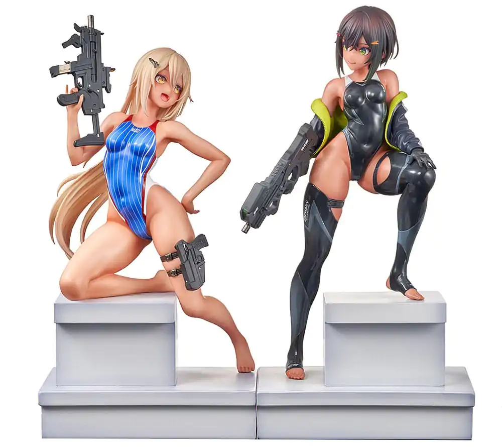 Arms Note Statue 1/7 Tim Plivača Bucho-chan and Kohai-chan 22 cm fotografija proizvoda