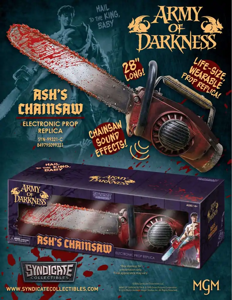 Army of Darkness Prop Replika 1/1 Ash's motorna pila 71 cm fotografija proizvoda