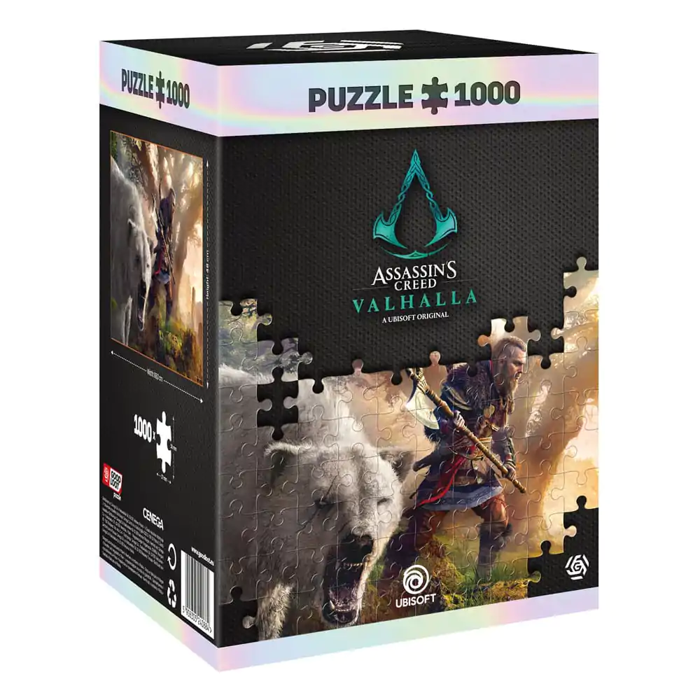 Assassin's Creed Valhalla Premium Puzzle Eivor & Polar Bear (1000 komada) fotografija proizvoda