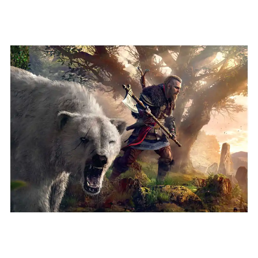 Assassin's Creed Valhalla Premium Puzzle Eivor & Polar Bear (1000 komada) fotografija proizvoda