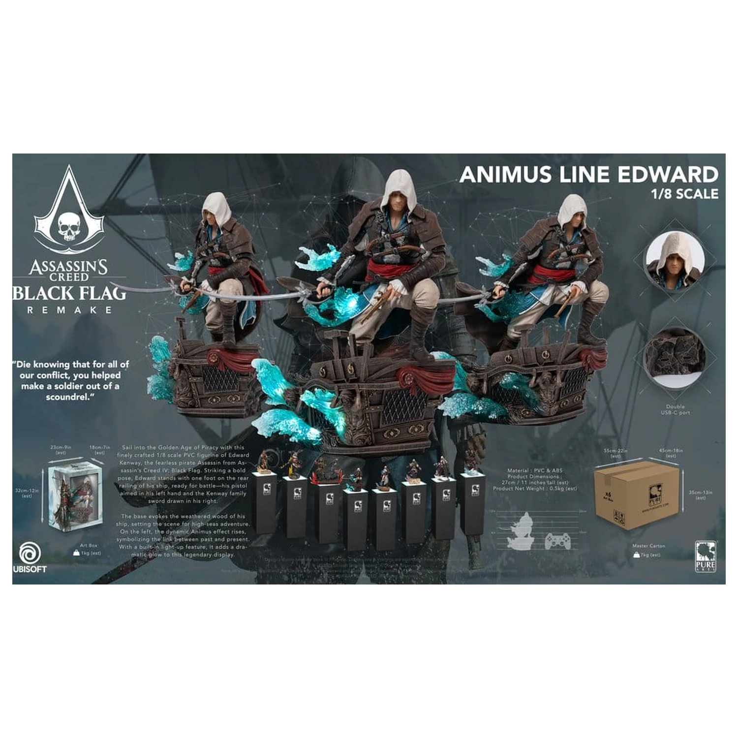 Assassin´s Creed Kip Animus Edward fotografija proizvoda