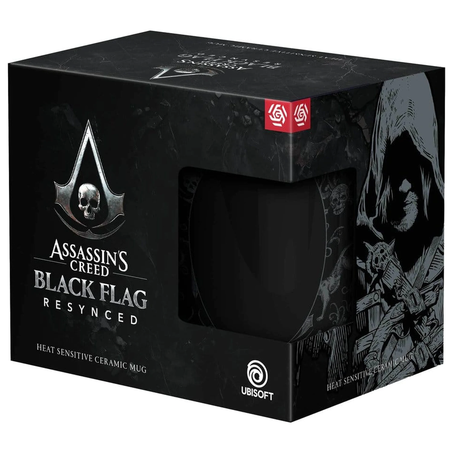 Assassin's Creed Black Flag Resynced Heat Change šalica, koja mijenja boju s toplinom, Edward Kenway 480 ml fotografija proizvoda