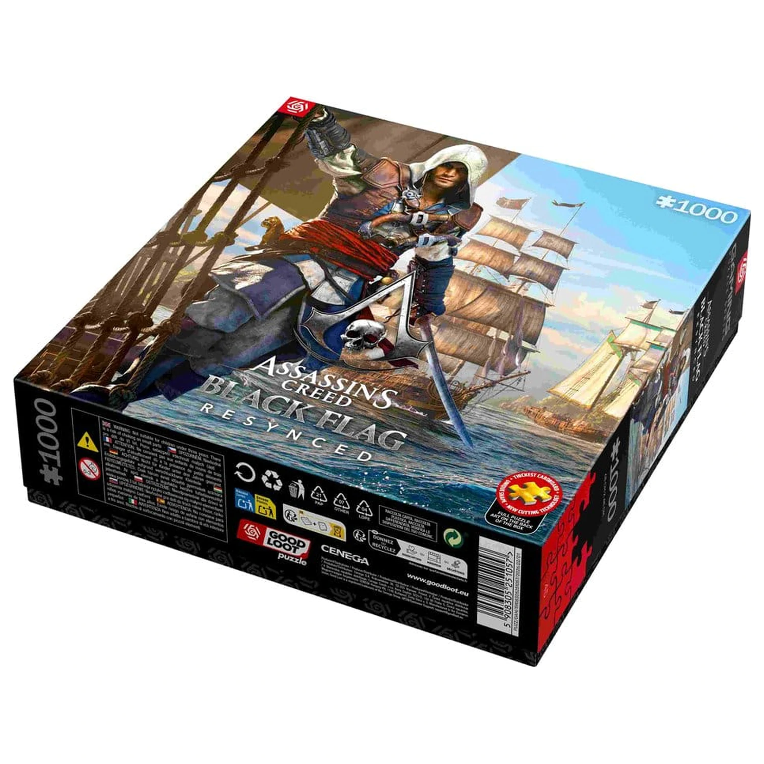 Assassin's Creed Black Flag Resynced Puzzle (1000 komada) fotografija proizvoda