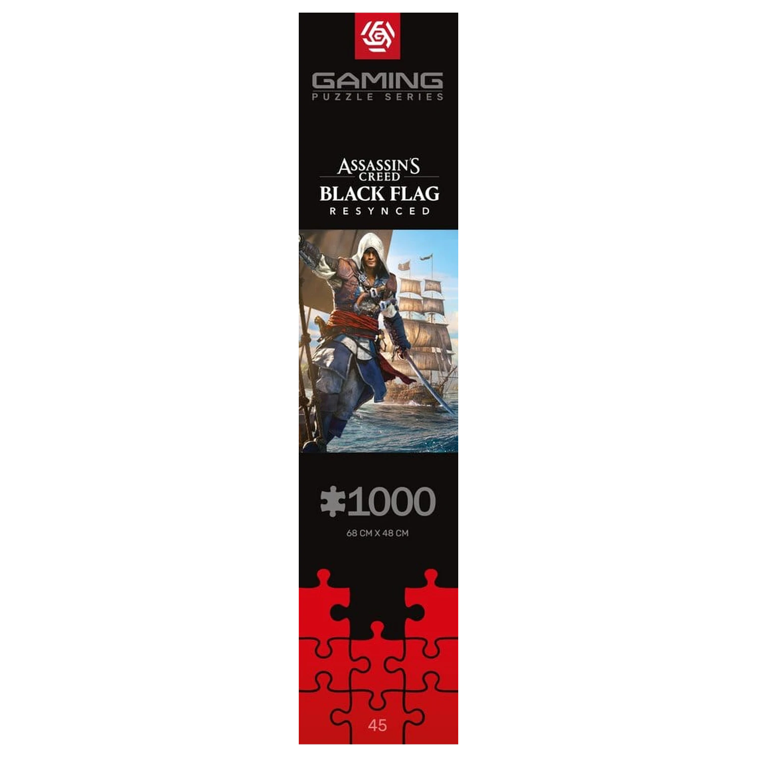 Assassin's Creed Black Flag Resynced Puzzle (1000 komada) fotografija proizvoda