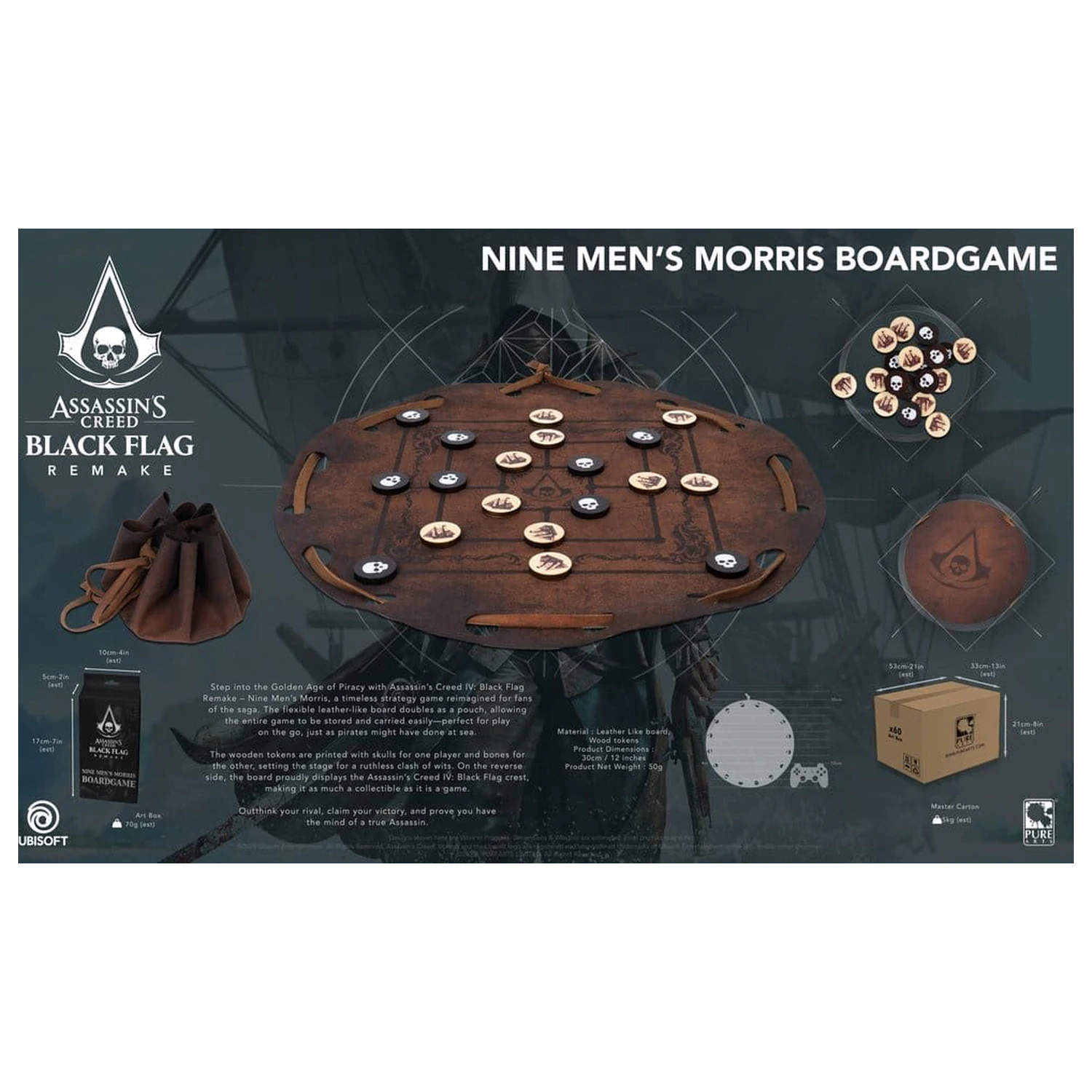 Assassin´s Creed društvena igra Mlin (Nine Men's Morris) fotografija proizvoda