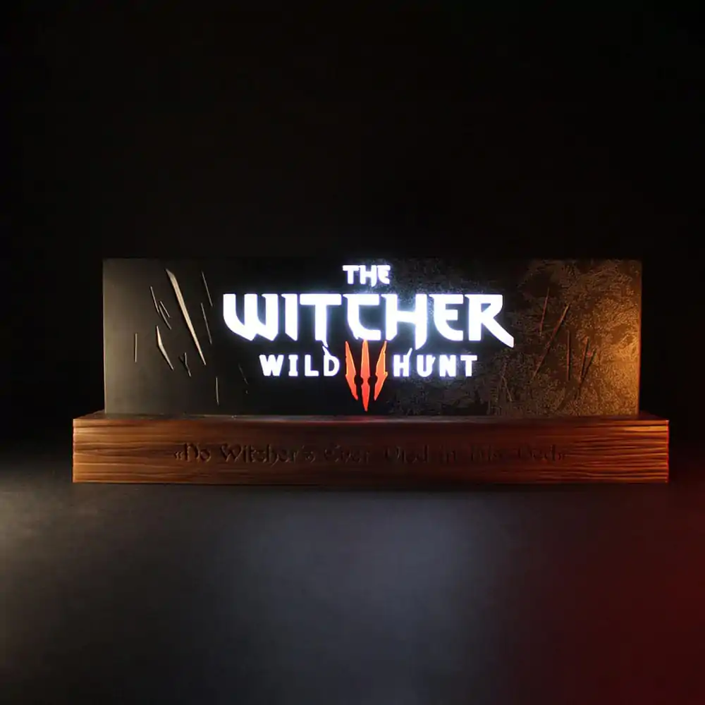 The Witcher LED svjetiljka Wild Hunt Logo 22 cm fotografija proizvoda