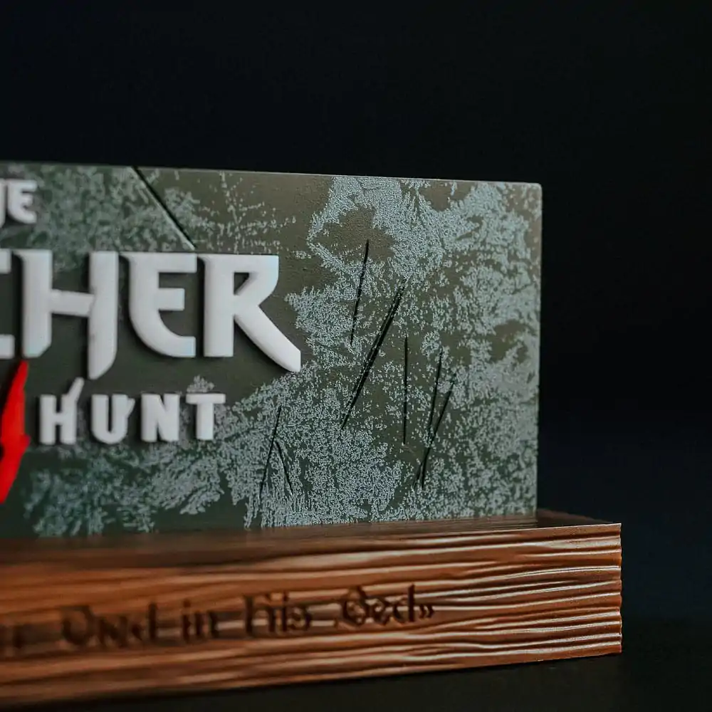 The Witcher LED svjetiljka Wild Hunt Logo 22 cm fotografija proizvoda