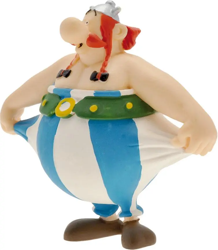 Asterix Figura Obelix drži hlače 8 cm fotografija proizvoda