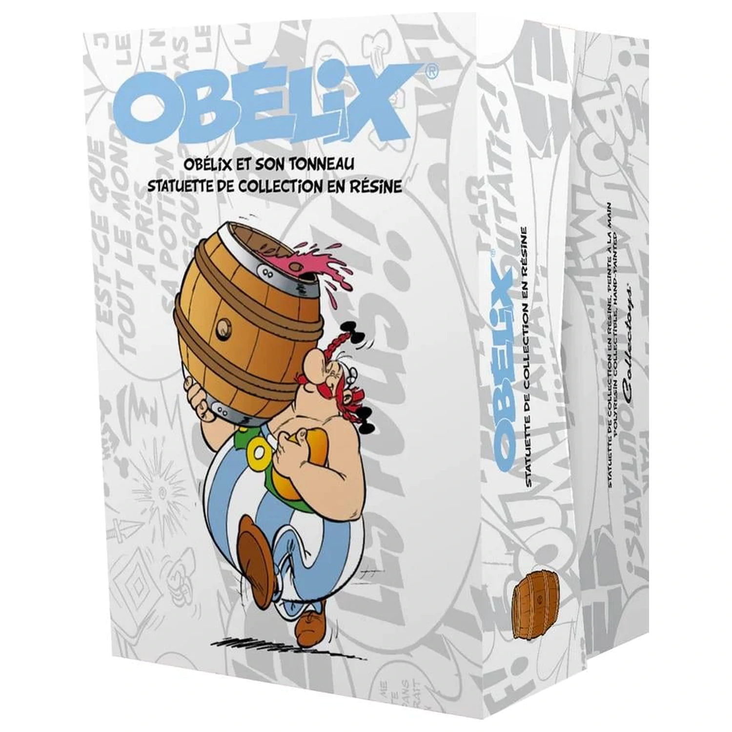 Asterix & Obelix Obélix utovaruje bačvu Kip 25cm fotografija proizvoda