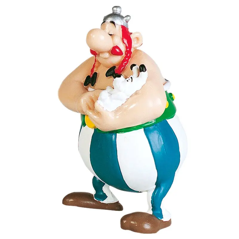 Asterix Figura Obelix s Dogmatixom 8 cm fotografija proizvoda