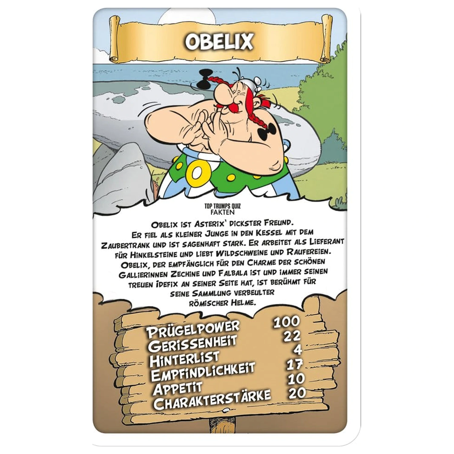 Asterix Card Game Top Trumps *German Version* fotografija proizvoda