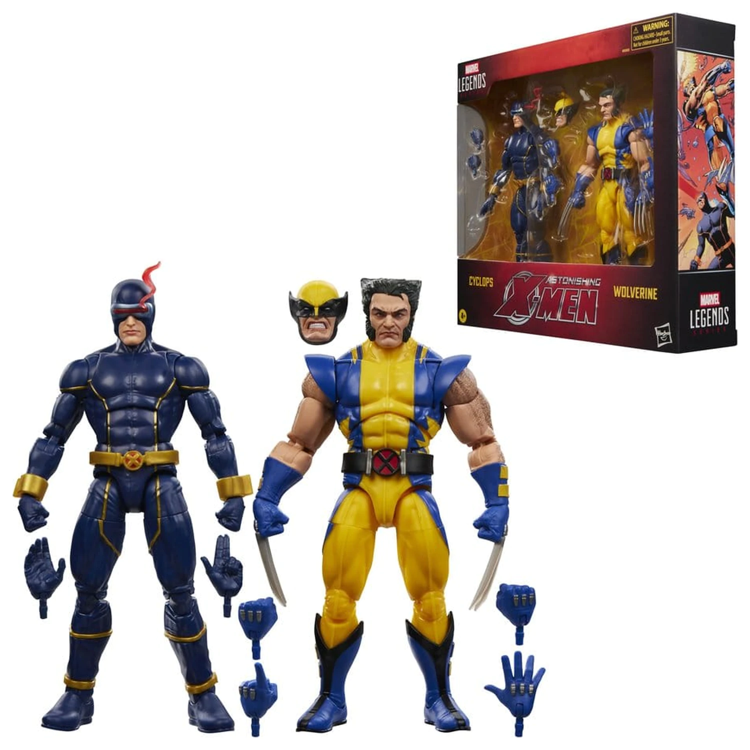 Astonishing X-Men Marvel Legends akcijske figure pakiranje od 2 komada Cyclops & Wolverine 15 cm fotografija proizvoda