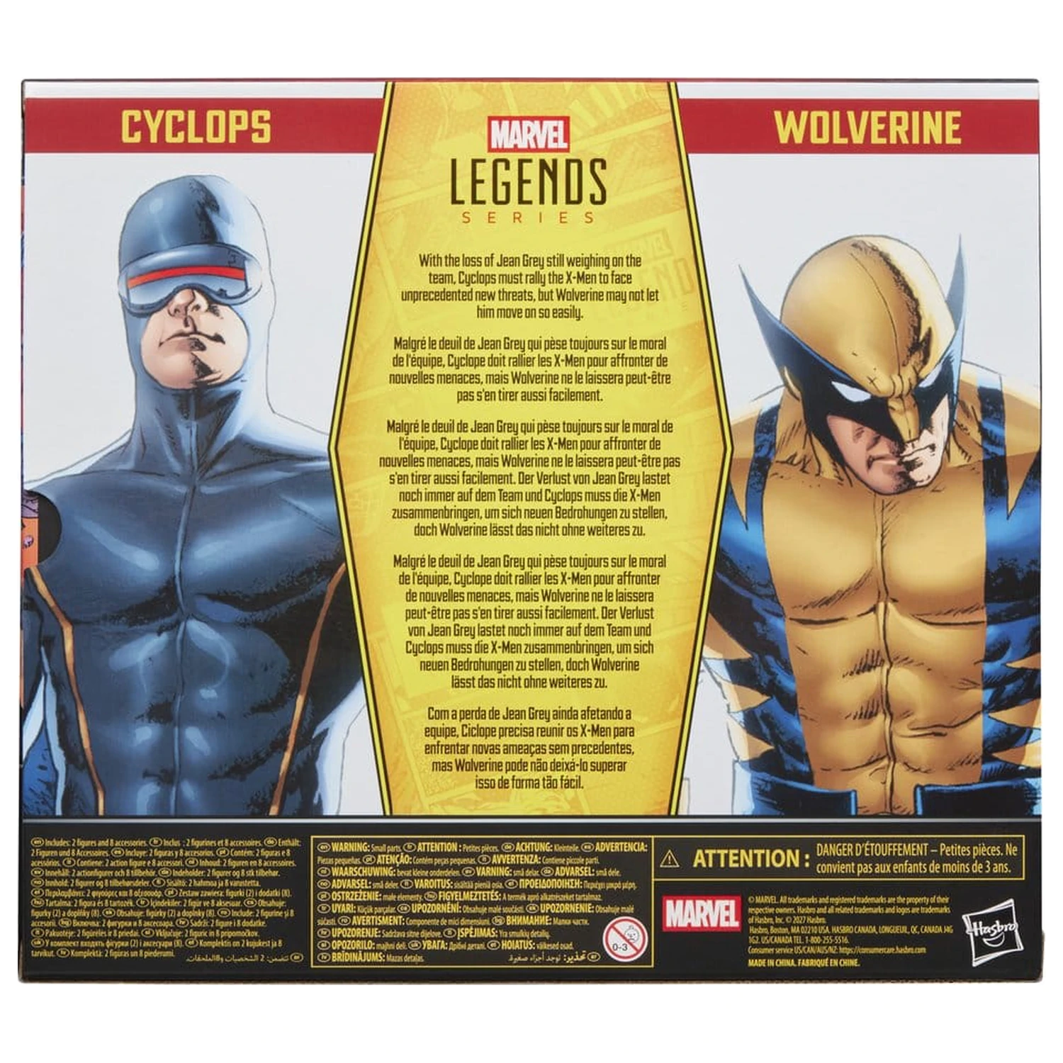 Astonishing X-Men Marvel Legends akcijske figure pakiranje od 2 komada Cyclops & Wolverine 15 cm fotografija proizvoda