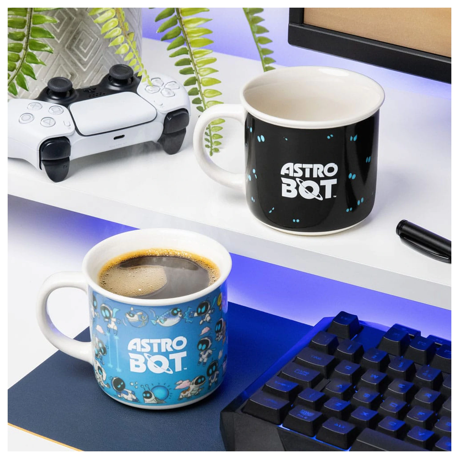 Astro Bot šalica koja mijenja boju pod utjecajem topline fotografija proizvoda