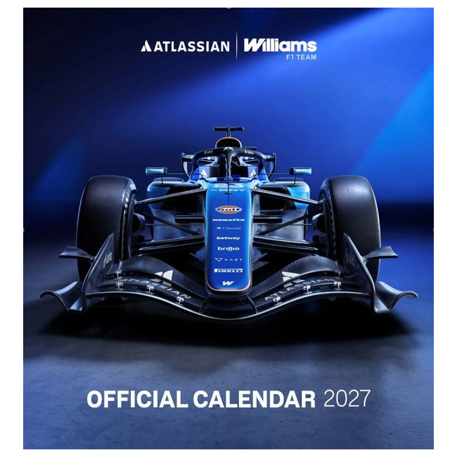 Atlassian Williams F1 Team Službeni kalendar 2027 30 x 30 cm fotografija proizvoda