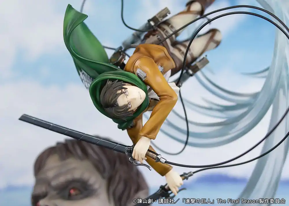 Attack on Titan PVC Kip 1/7 Levi protiv Beast Titana Ver. 28 cm fotografija proizvoda