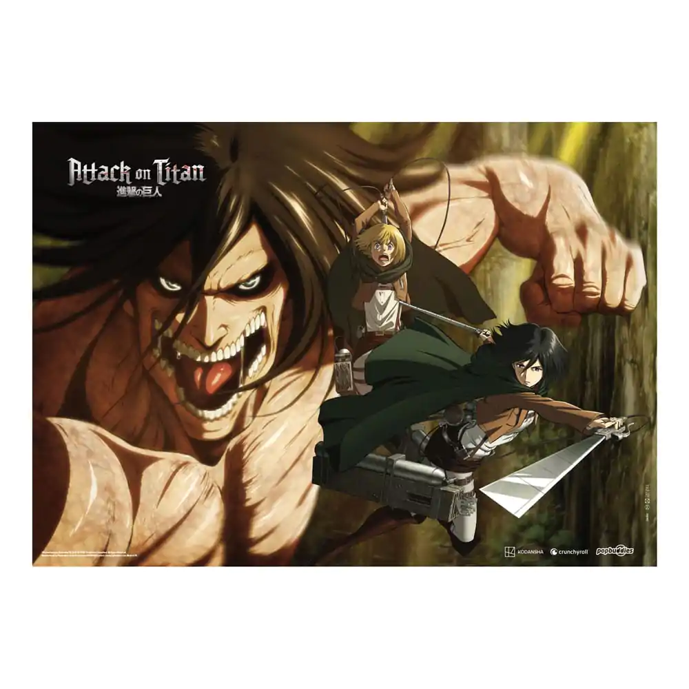 Attack On Titan platneni poster Attack Titan 84 x 118 cm fotografija proizvoda