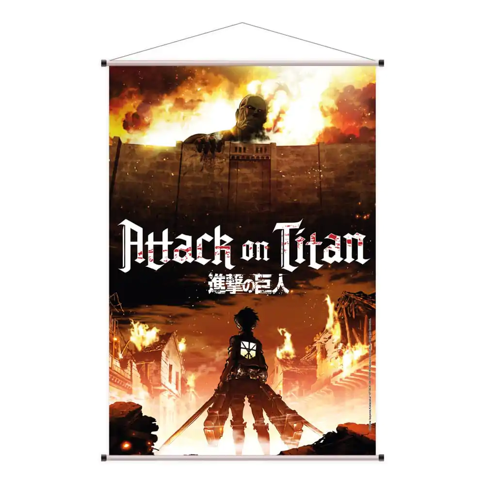 Attack on Titan zidna rola Colossal Titan 60 x 90 cm fotografija proizvoda