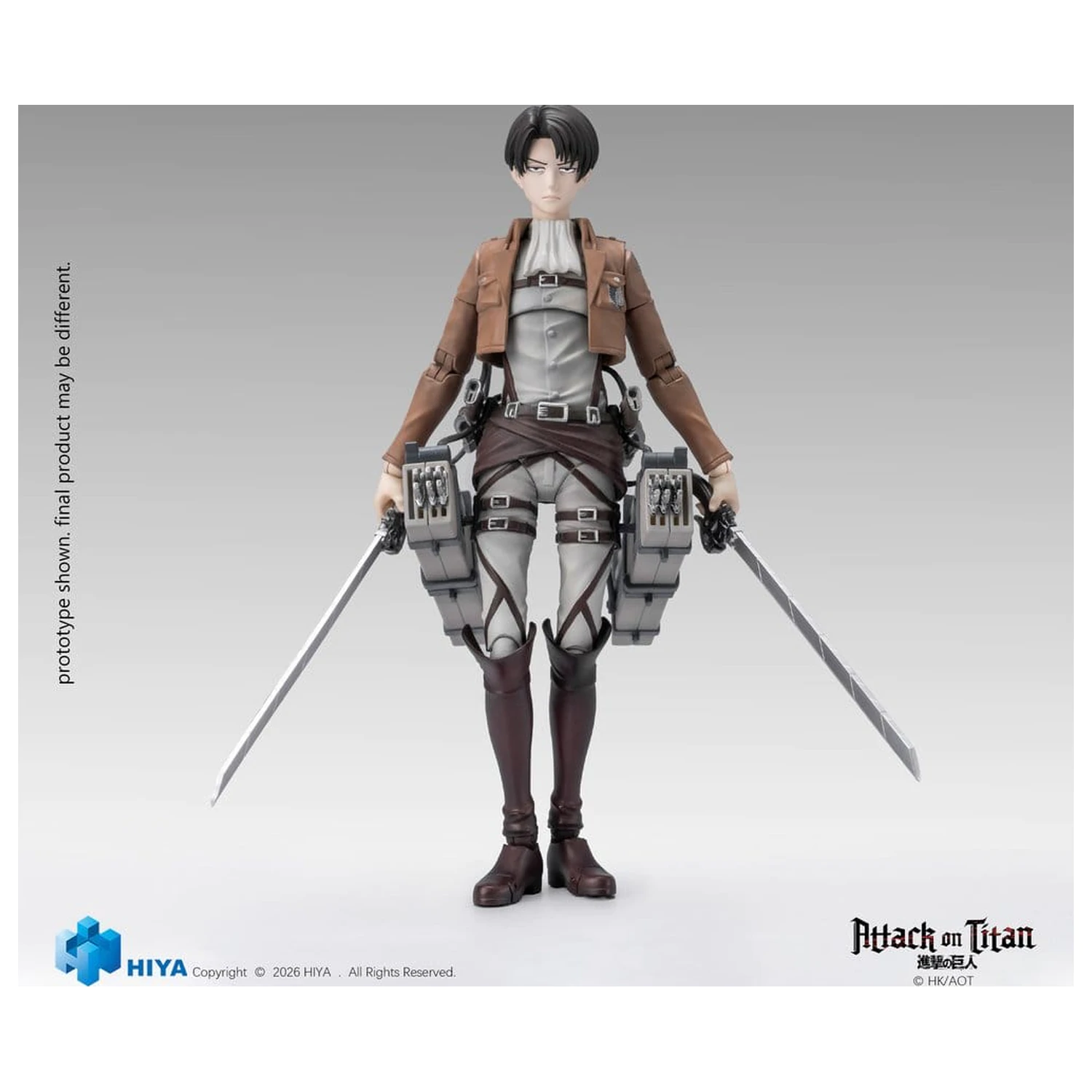 Attack on Titan Exquisite Basic Series Akcijska Figura 1/12 Levi Ackerman 15 cm fotografija proizvoda