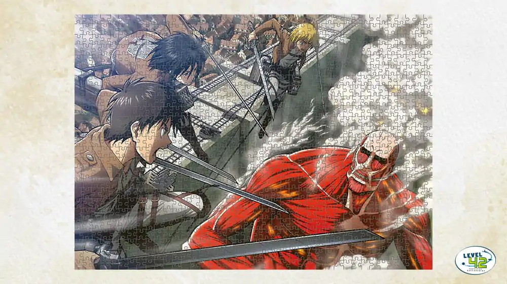 Attack on Titan Puzzle Fight (1000 dijelova) fotografija proizvoda