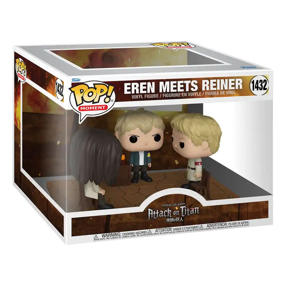 Attack on Titan POP! Moment Vinyl Figure Eren meets Reiner 9 cm fotografija proizvoda